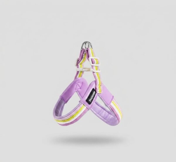 Dog leash chest strap vest
