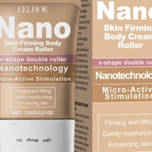 EELHOE Body Cream Roller Hydrating Refreshing Silky, Non-Greasy Gentle Moisturizer For Skin (2) Nano Skin Firming Body Cream Roller