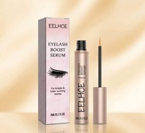 EELHOE Eyelash Boost Serum, Natural Long Black Thick Curling Eyelashes Waterproof And Non-Smudges Durable Mascara Eyelash Boost Serum