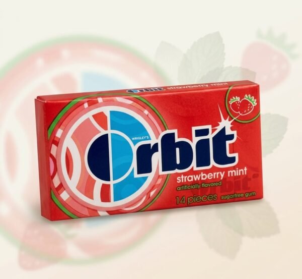 Orbit Strawberry Mint Sugarfree Chewing Gum
