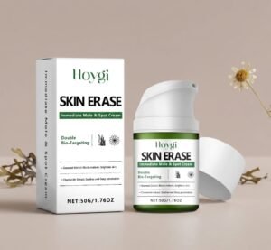 Hoygi Brightening Moisturizer, Soothes, Hydrates And Improves Skin Dullness Multi-Effect Daily Portable Set (2) Skin Erase Immediate Mole & Spot Cream