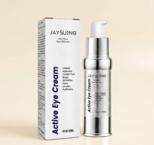 Jaysuing Active Eye Cream, Anti-Wrinkle Eye Cream Reduces Fine Lines, Bags And Dark Circles, Hydrates And Tightens The Skin Around The Eyes Anti-Wrinkle Active Eye Cream