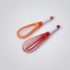 Multi-function Manual Rotary Egg Beater Dual-use Plastic Folding Storage Mixer Baking Tool Multi-function Manual Rotary Egg Beater