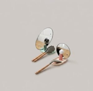 Nordic Pan Cover Storage Rack Foldable Wall-mounted Pot Lid Cooking Spoon Holder Drain Tray Kitchen Spoon Holders Fork