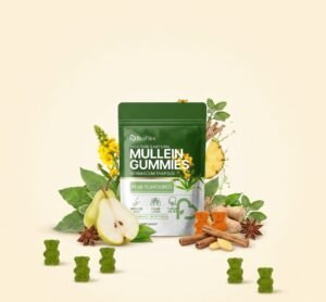 OEM Mullein Gummies for Lungs Cleanse & Detox Organic Mullein Leaf Gummies for Lung Health Support (2) Mullein Gummies for Lungs Cleanse & Detox