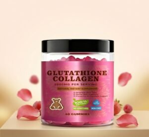 OEM ODM Best Skin Whitening Gummies Lightening Even Skin Tone Gummies Remove Dark Spots Biotin Glutathione Collagen Gummies (2) Glutathione Collagen Glow Gummies