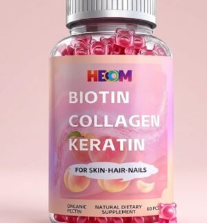 OEM ODM Private Label Max Strength Biotin 10000mcg Vegan Hair Growth Gummies for Hair Skin & Nails-Teenagers & Adults Vitamins (2) Max Strength Biotin Vegan Hair Growth Gummies