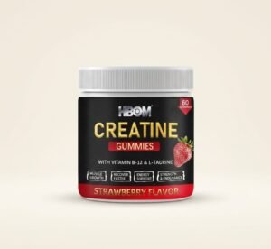 OEM ODM Private Label Pre Workout Supplement Creatine Monohydrate Energy Gummy Creatine Gummies for Muscle Growth Gummy (2) HBOM CREATINE GUMMIES