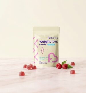 OEM Private Label Natural Night Time Fat Burner Weight Loss Gummy with Metalonin and Vitamin B6 & D3 Support Sleep Supplements (2) BioFlex Weight Loss Gummies