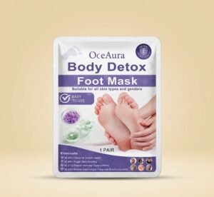 OceAura Foot Mask (Bag) Relieves Foot Discomfort, Gently Cleanses, Enhances Comfort, Tightens And Moisturizes The Skin (2) Body Detox Foot Mask