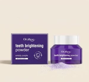 Oralhoe Purple Tooth Powder Clean Odor Care Mouth Fresh Breath Bright Tooth Powder Gingival Care - Copy (2) Oralhoe Purple Tooth Powder Clean