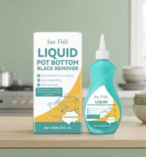 Pan Cleaner, Pan Bottom Grease Cleaner To Remove Oil And Scale Cleaning Polishing Anti-Rust Cleaning Liquid Pot Bottom Black Remover