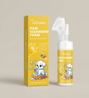 Pet Foot Foam Cleanser Deep Cleaning Dog And Cat Foot Care Moisturizing (2) Pets Paw Cleansing Foam