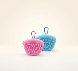 Snack bag silicone dog food bag portable dog training waist bag training bag dog snack bag dog training supplies (2) Portable dog training waist bag