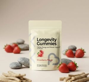 Solilan Urolithin Gummy Candy Healthy Aging Cellular Renewal Mitoceutical Strength Longevity Antioxidant Vitamins Health (2) Bioflex Longevity Gummies