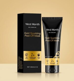 West Month Gold Peel Mask, 24k Gold Collagen Peel Mask Firming Moisturizing And Cleansing MaskWest Month Gold Peel Mask, 24k Gold Collagen Peel Mask Firming Moisturizing And Cleansing Mask (2) Gold Sparkling Peel-Off Mask