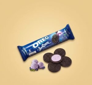 Wholesale Sandwich Cream Biscuits Oreeo Style Chocolate Cookies Crispy Snack Bulk Export for Retail and Supermarket (2) Oreo Ice Cream Blueberry flavored biscuits