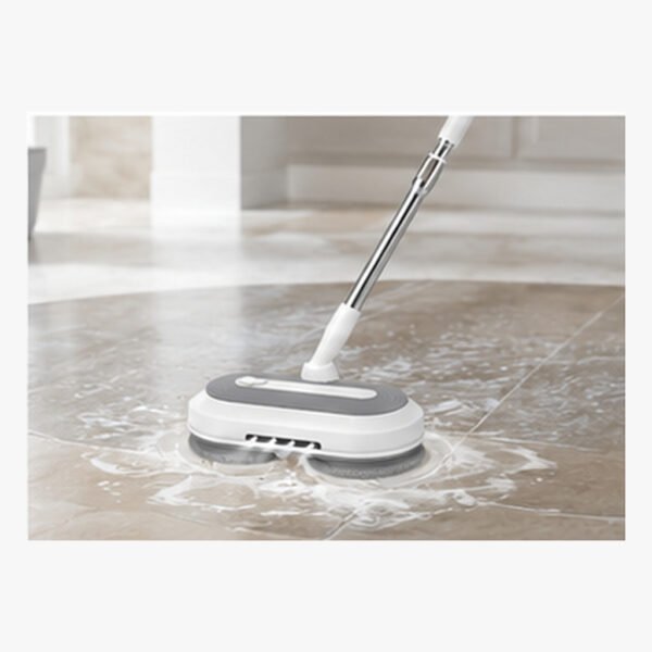 electric-spin-floor-scrubber-4-pads_lifestyle Electric Spin Floor Scrubber with 4 Reusable Pads