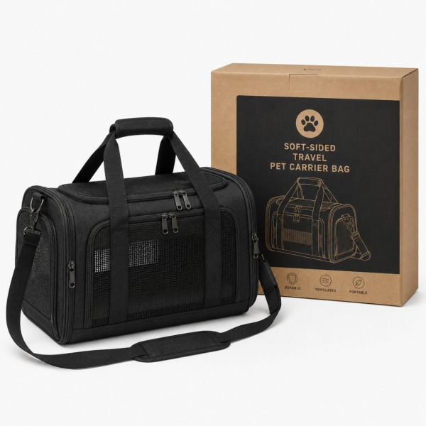 Soft-Sided Travel Pet Carrier Bag
