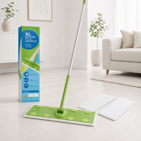 wet-dry-flat-mop-starter-kit-lifestyle Wet & Dry Flat Mop Starter Kit