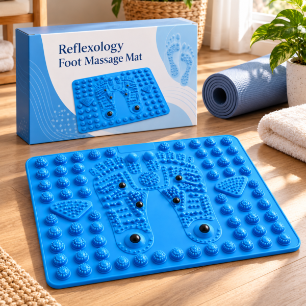 01_reflexology_foot_massage_mat_lifestyle Reflexology Foot Massage Mat