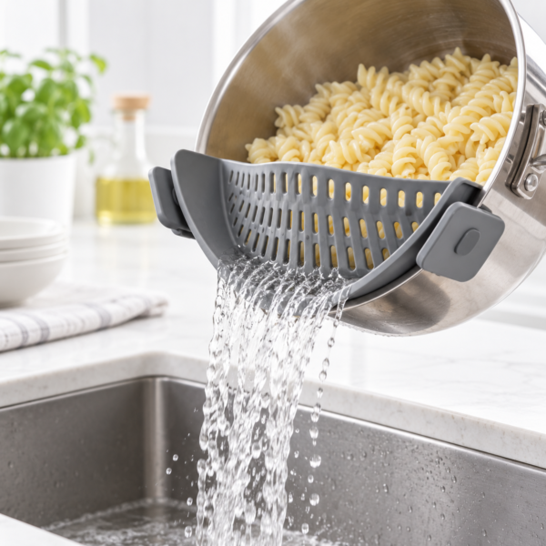 clip_on_pot_strainer_lifestyle Clip-On Pot Strainer